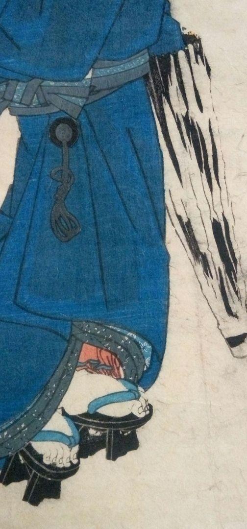 浮世絵、時世美人花くらべ、歌川国貞画家 (三代豊国）