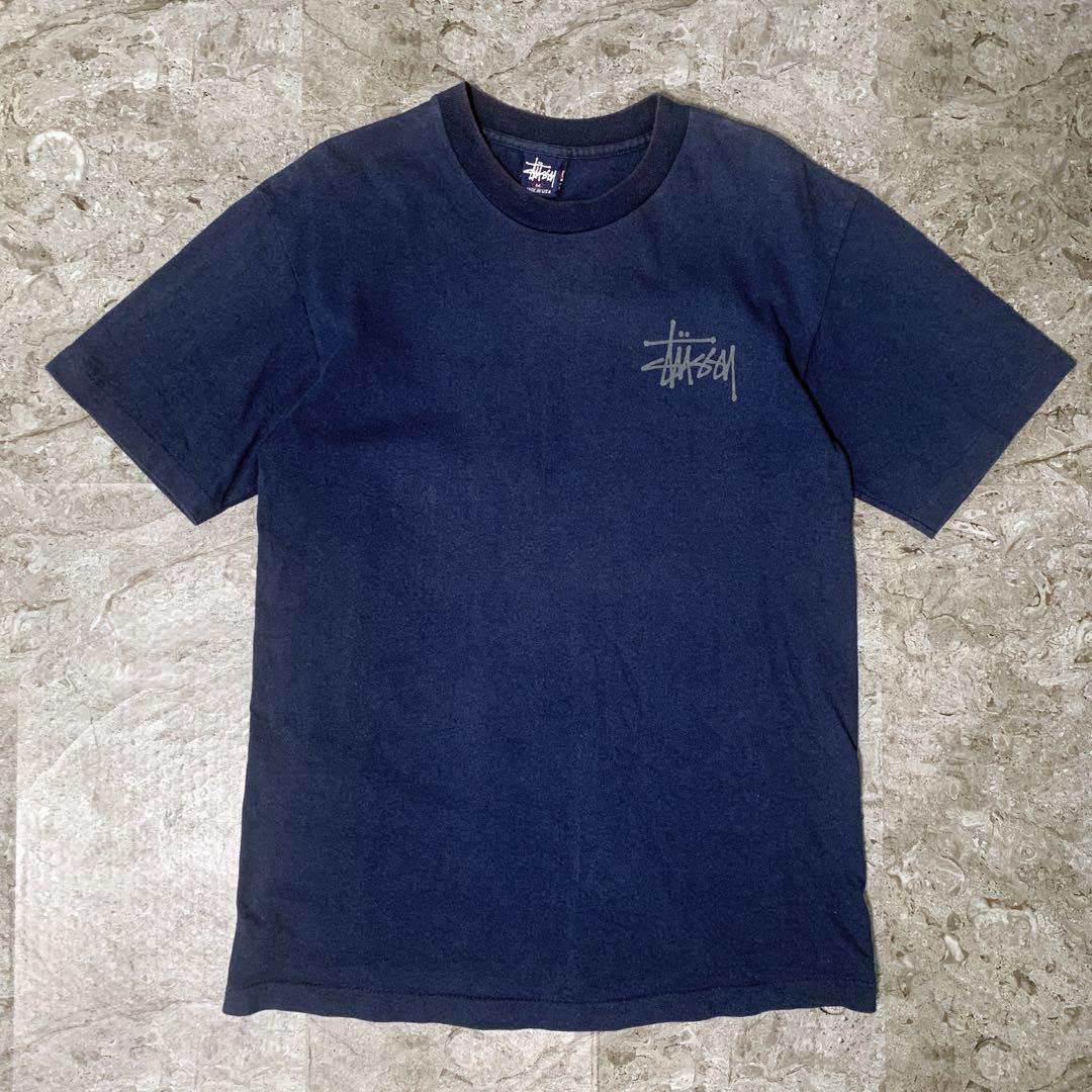 【希少/２代目】Stussy オールドステューシー ドラゴンプリントTシャツ
