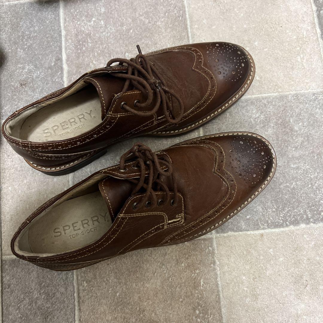 Sperry ブラウンレザー ドレスシューズ