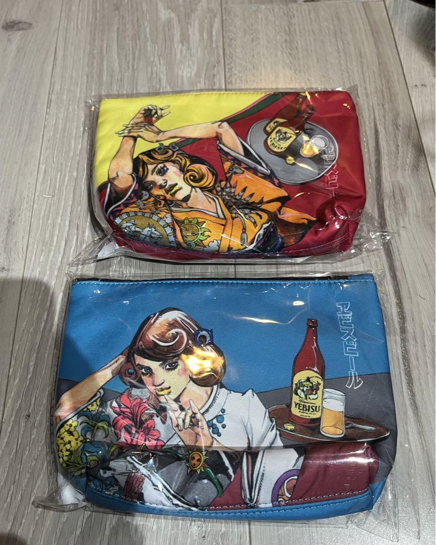 新品　ヱビスビール　荒木飛呂彦 デザインポーチ2種類セット