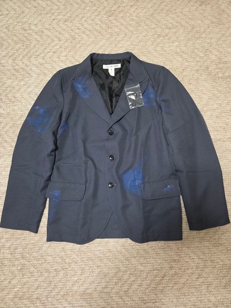 コムデギャルソンシャツ 2025SS ハンドペイントジャケット MサイズM COMME des GARCONS SHIRT