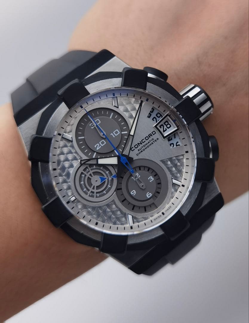 美品 コンコルド C1 01.5.14.1001 クロノグラフメンズ 自動巻き