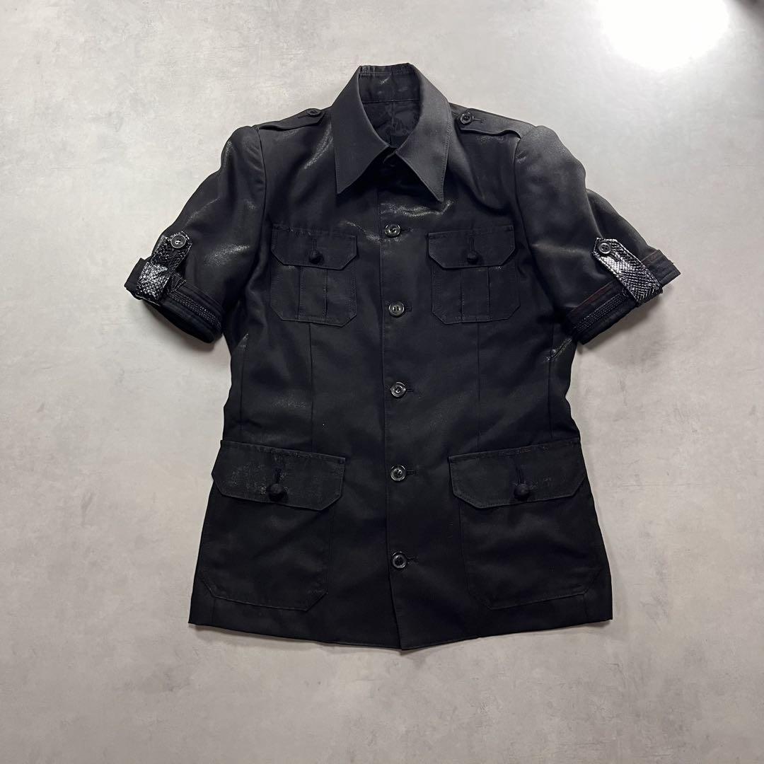 ジャケット・アウター Roen spray coating snake skin jacket