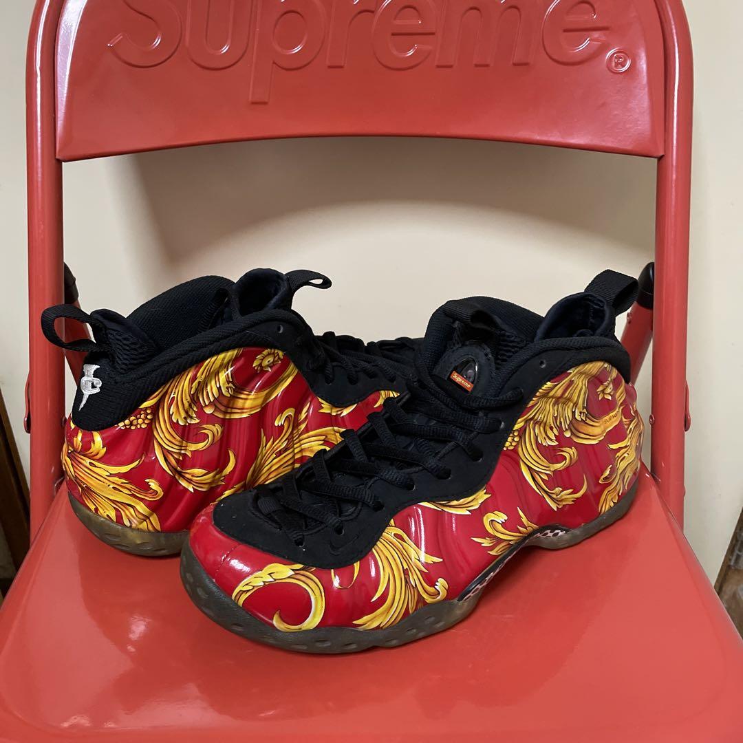 Nike Air Formposite One Supreme Red 赤 27 シュプリーム 品質は割引