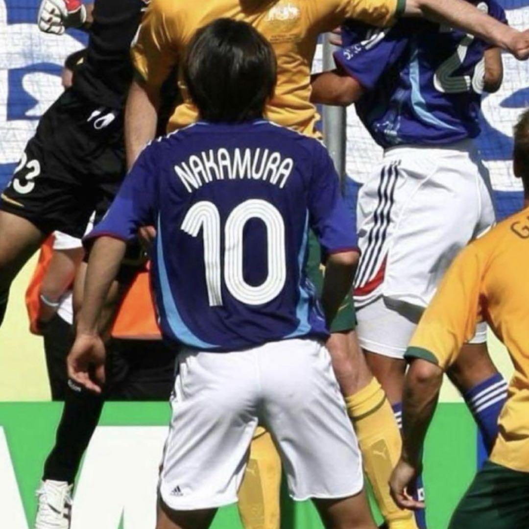 日本代表 中村俊輔 2006ワールドカップ ユニフォーム 横浜FC