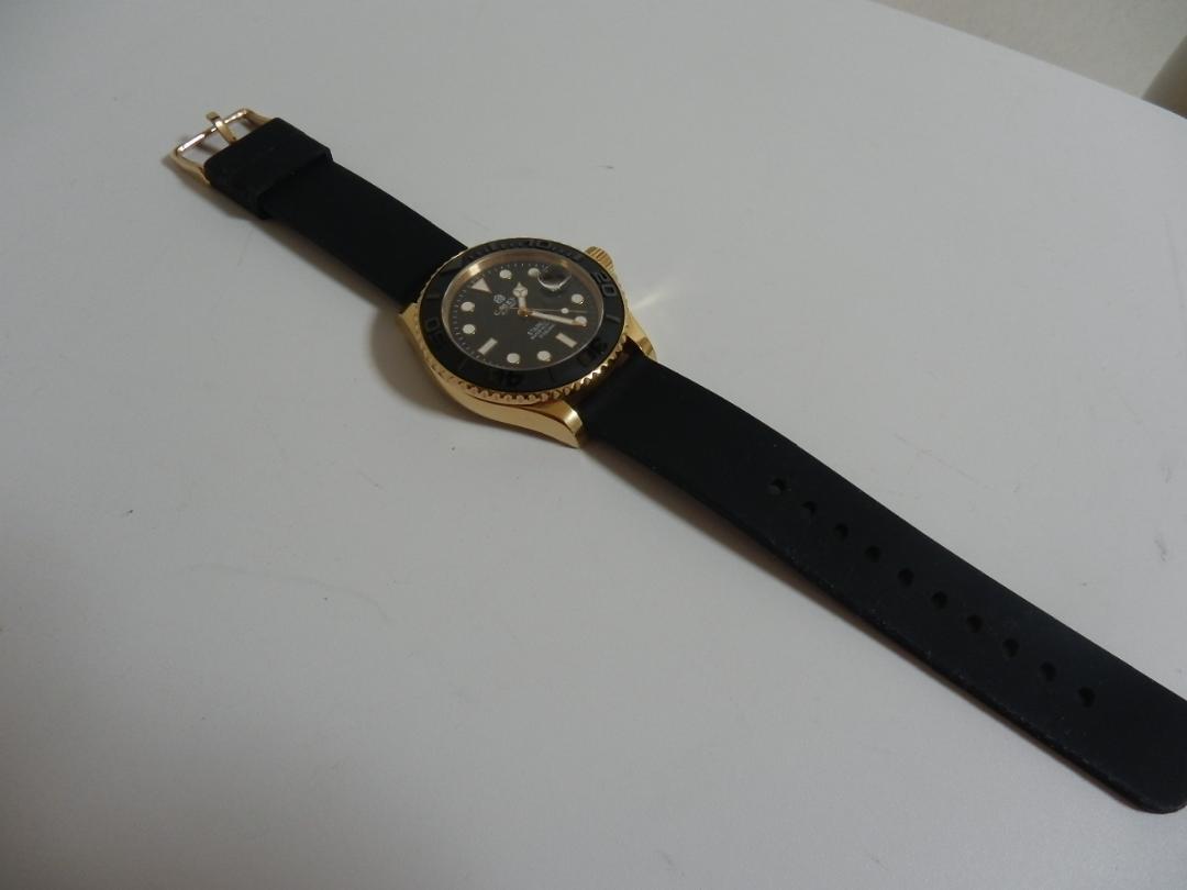 CASIO 自動巻き 腕時計 ヨットマスター　オマージュモデル　ローズゴールド