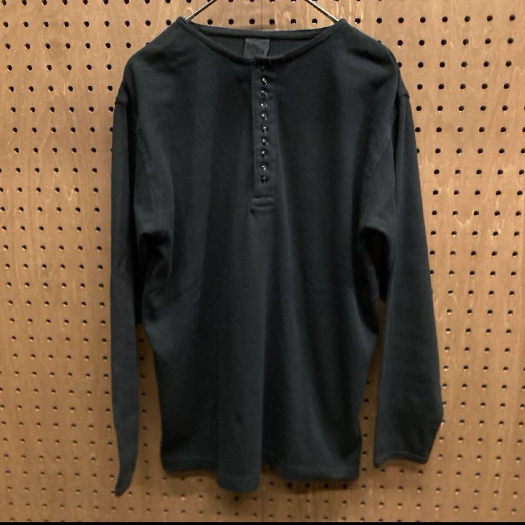 ④アメリカ製 longjohn ロングジョン10ボタン ヘンリーネック