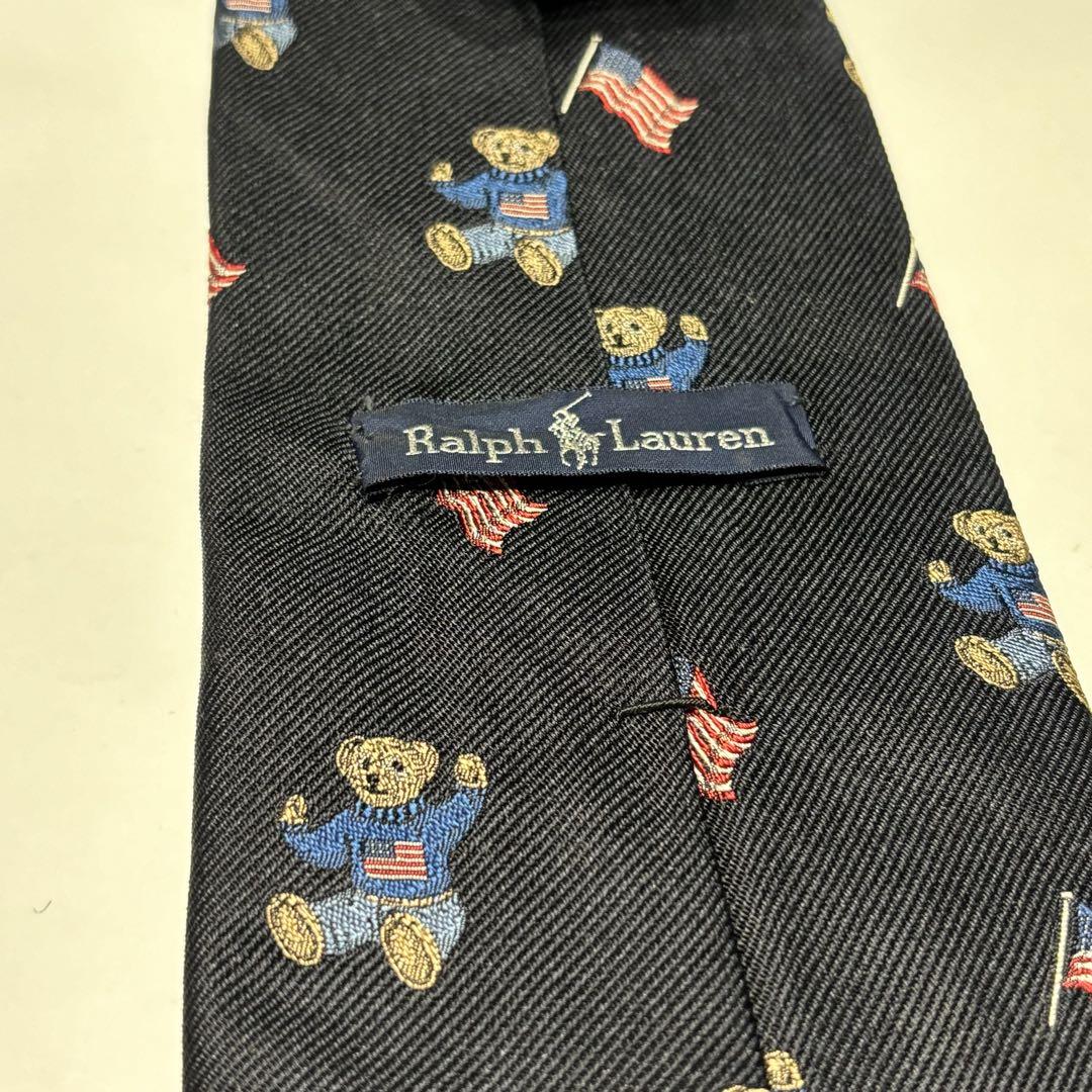 Ralph Lauren ラルフローレン ヴィンテージ くま 紳士 ネクタイ
