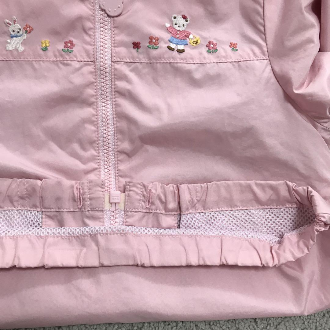 ファミリア 90 女の子 ナイロンパーカー ウィンドブレーカー