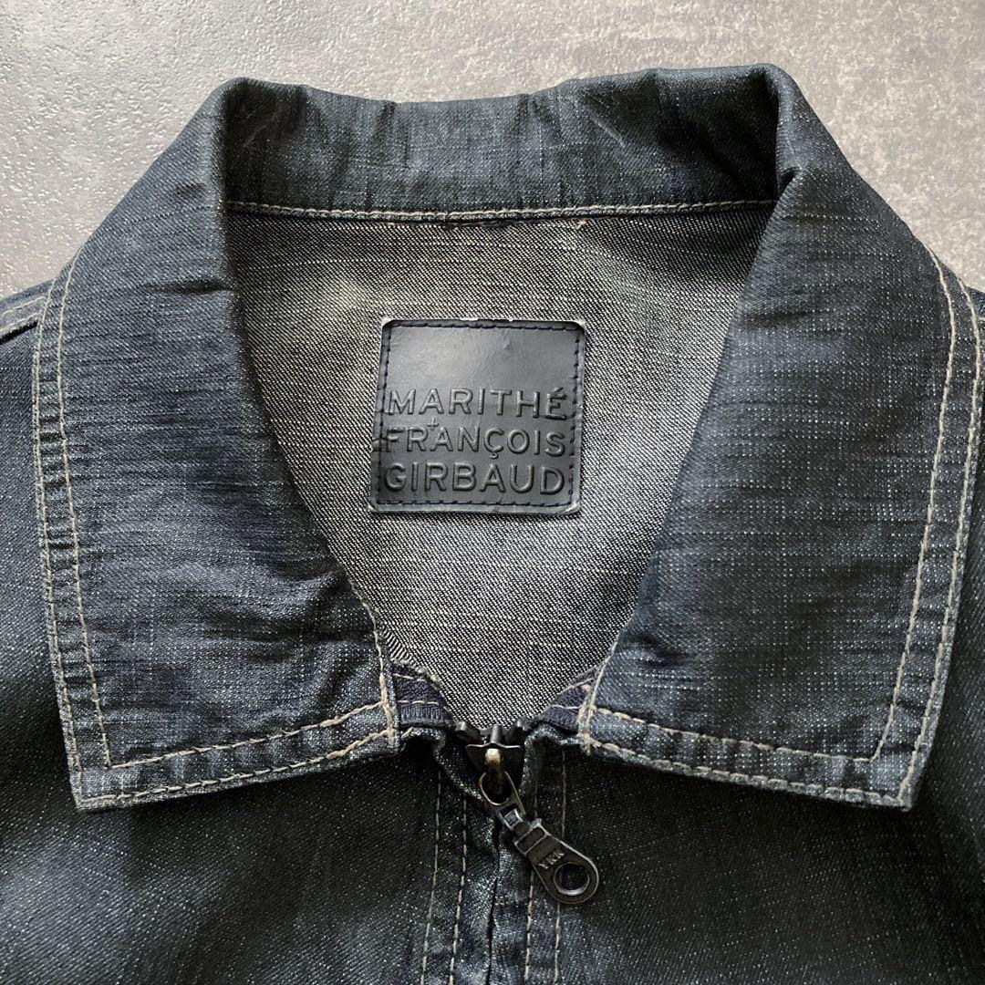 ジャケット・アウター Marithe+Francois Girbaud zip denim JKT