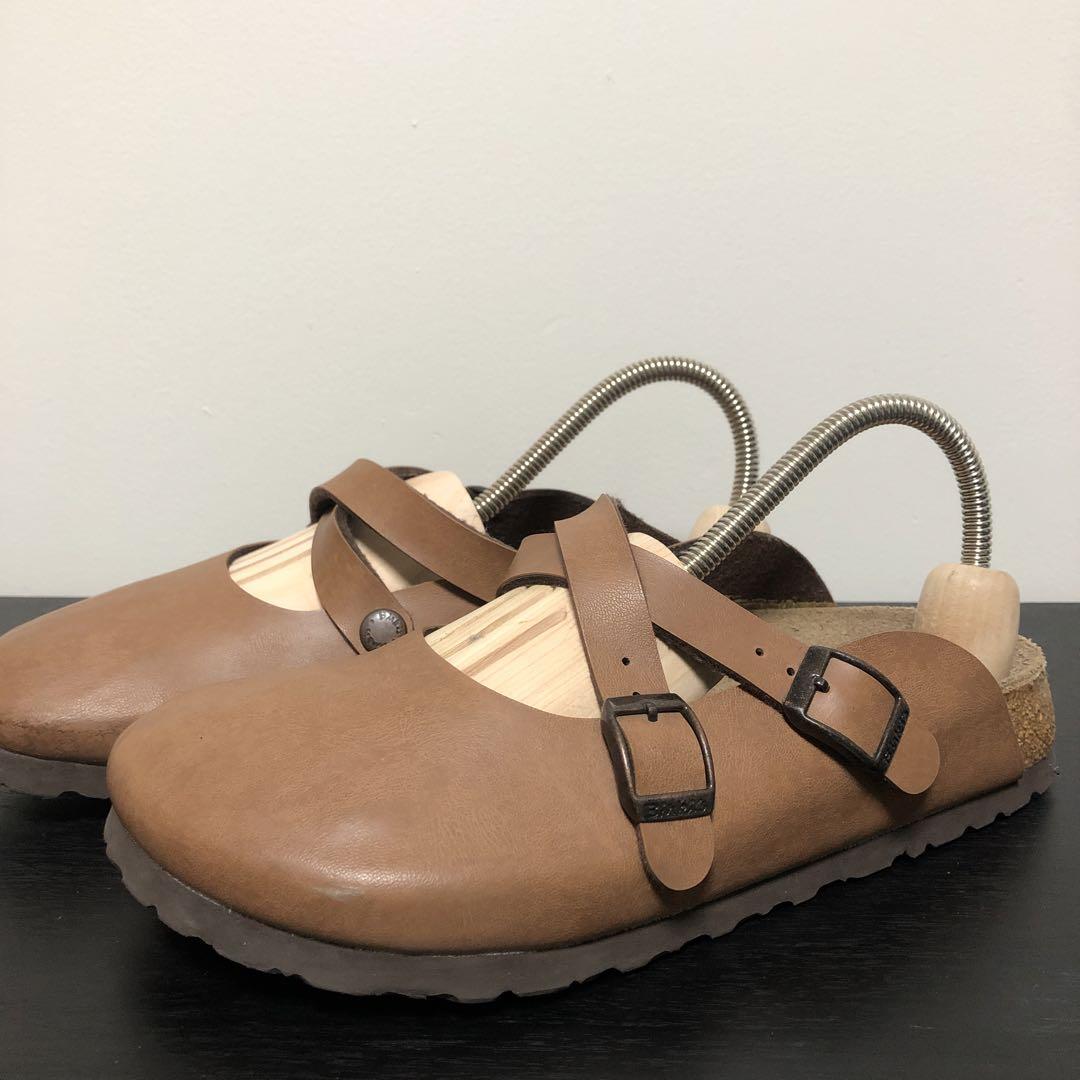 Used ビルケンシュトックビルキー ローリー サンダル　ブラウンレザー23cm