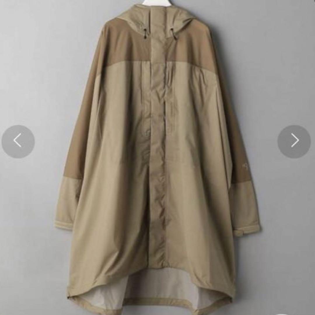ノースフェイス タグアンポンチョ ケルプタン×ツイルベージュ