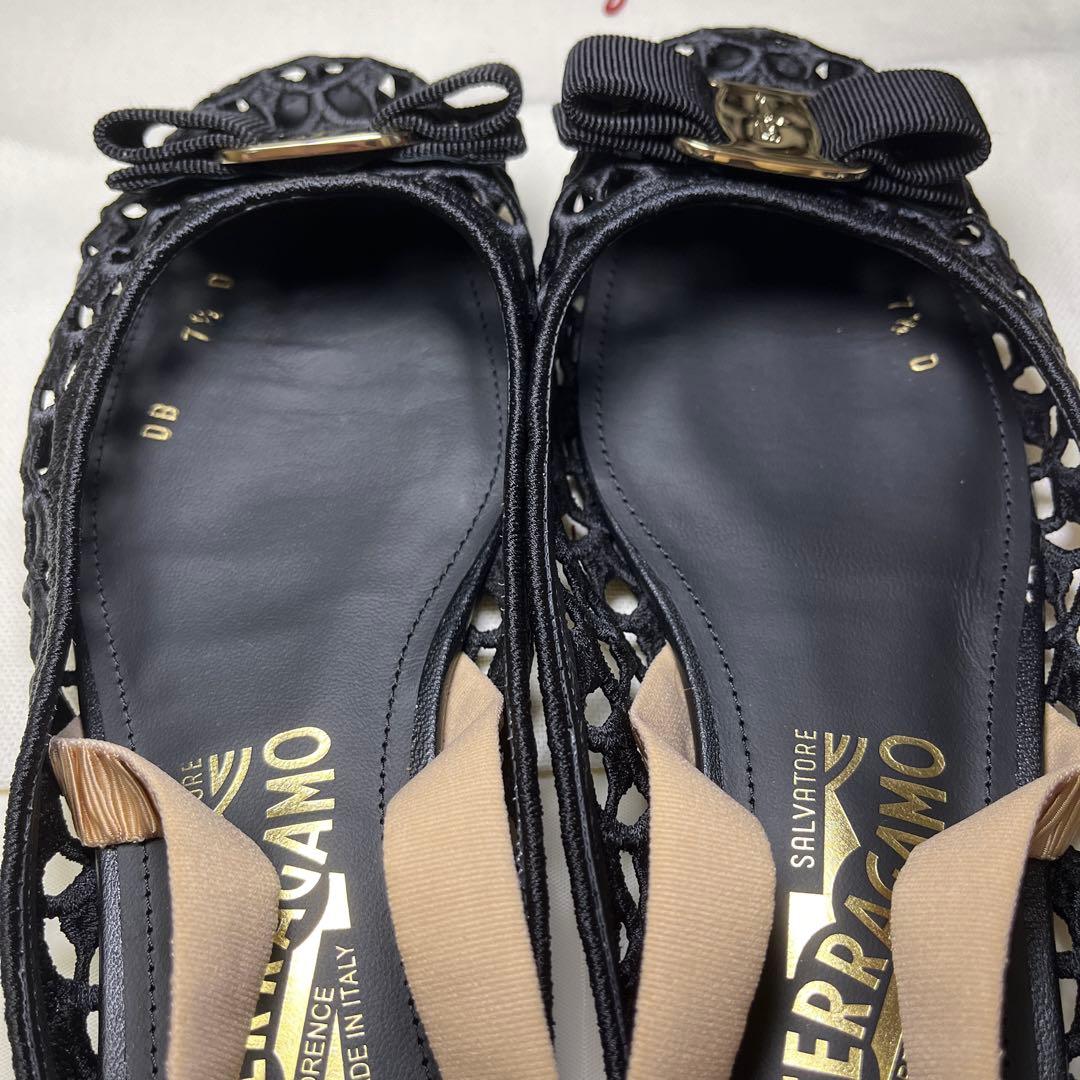 フェラガモ Ferragamo バレエ ブラック 新品未使用