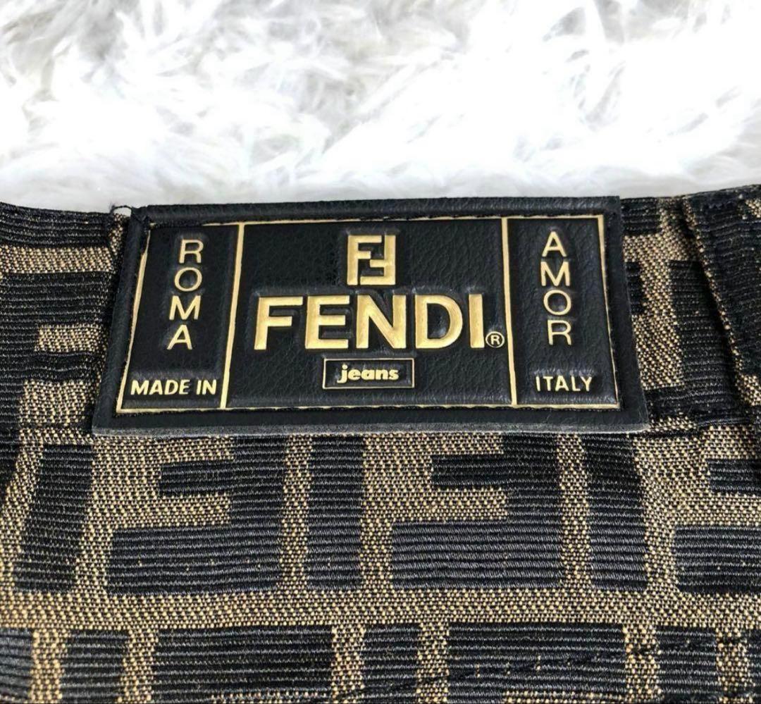 XL ビンテージ✨FENDI フェンディズッカ柄総柄 大きめ タイト