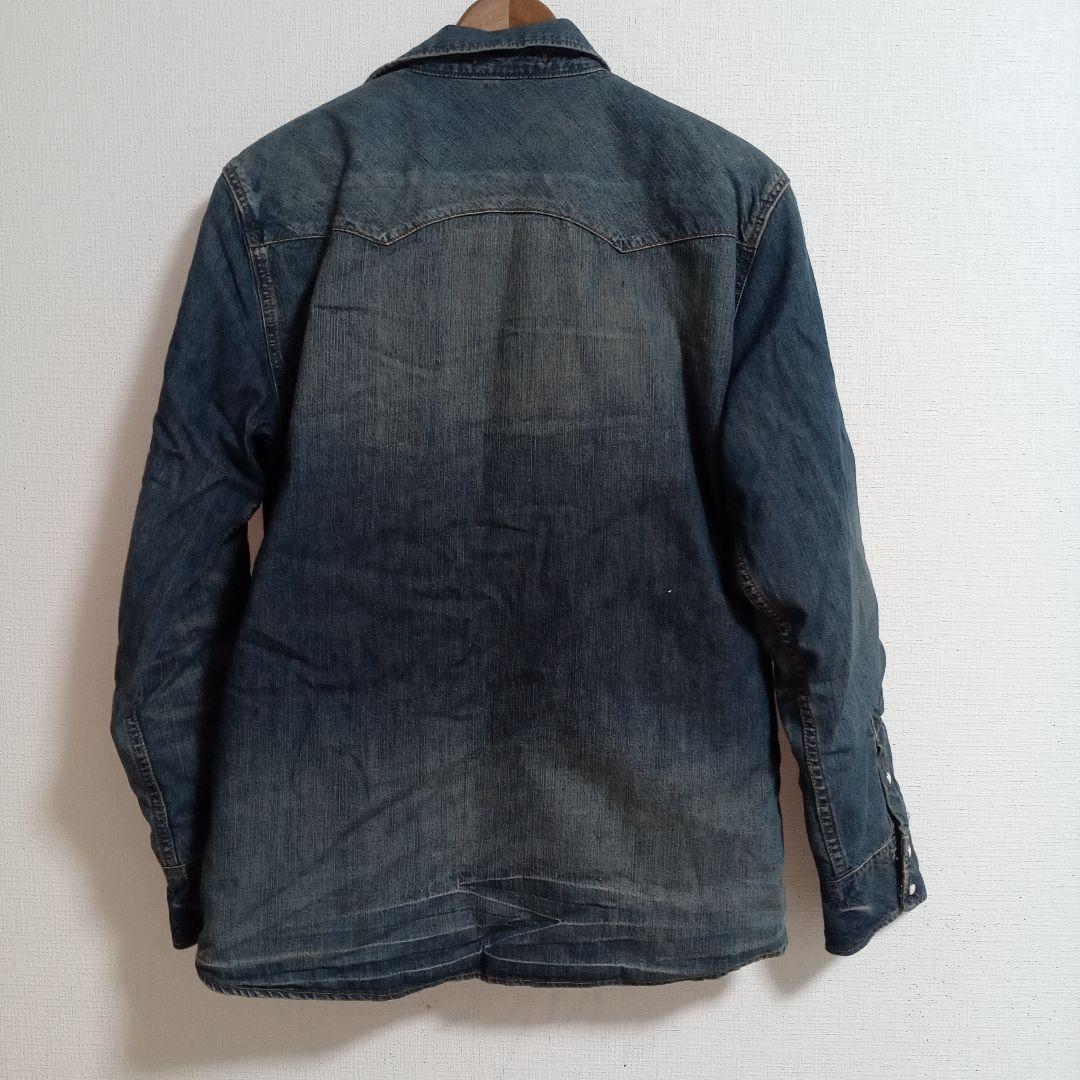 超人気新品 美品✨ナノユニバース 西川ダウン デニムシャツ ダウン ジャケット・アウター