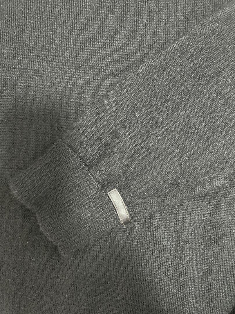 ザ イノウエブラザーズ ベビーアルパカ ニット 黒 XL