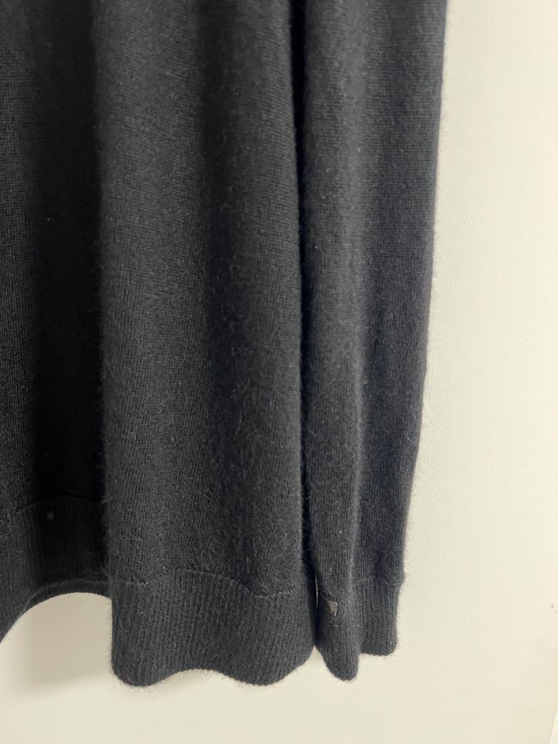ザ イノウエブラザーズ ベビーアルパカ ニット 黒 XL