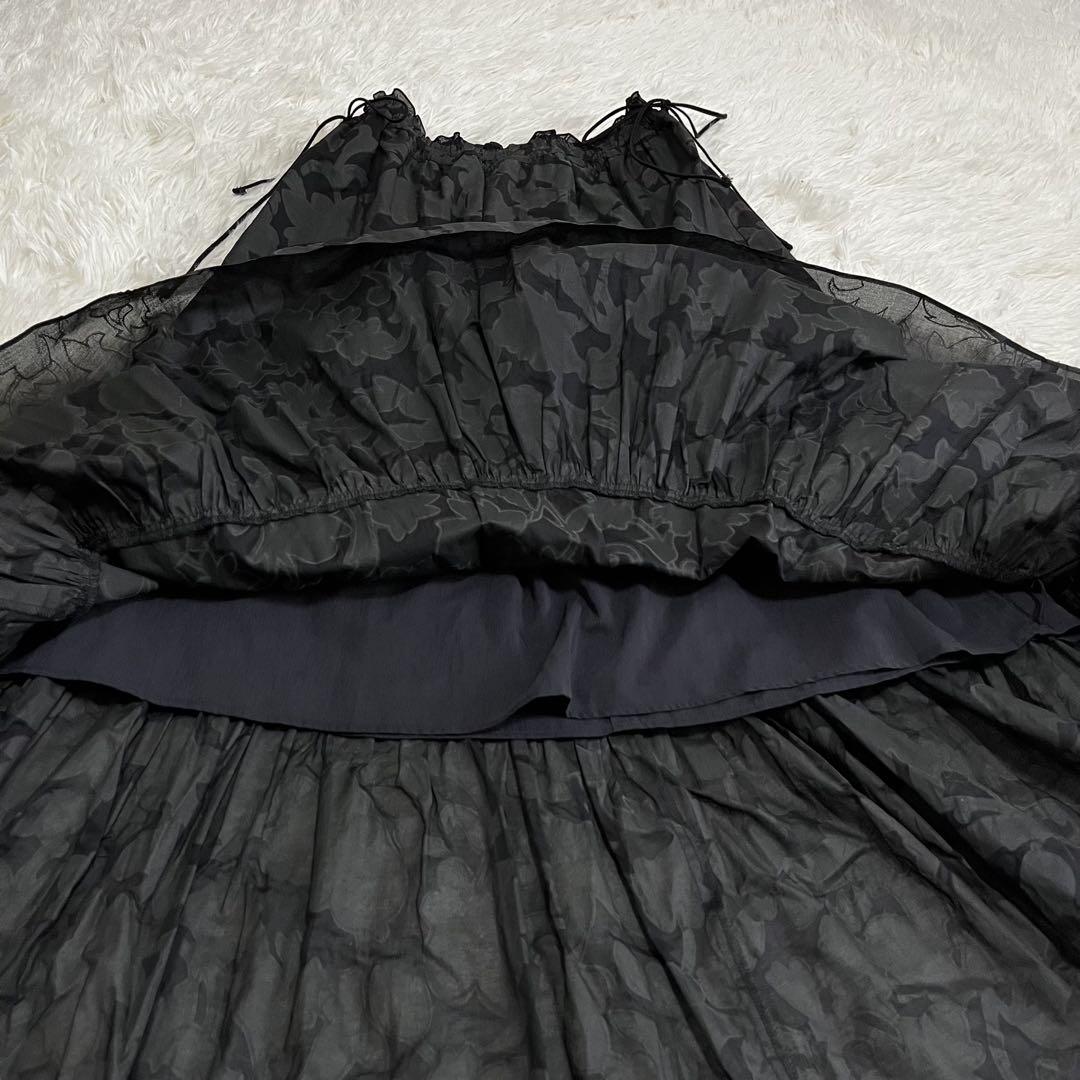 美品✨️IENA イエナ23AW ボタニカルフラワーティアードスカート