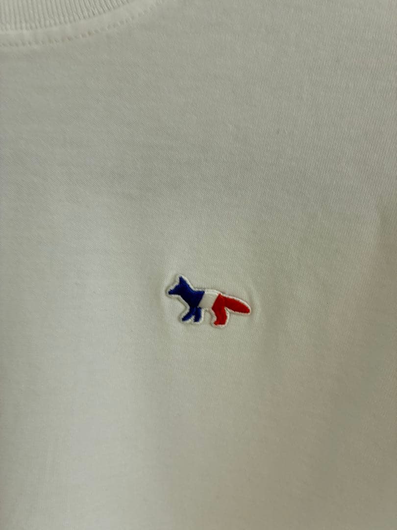 激レア 新品未使用 KITSUNE キツネ ホワイト 長袖カットソー M