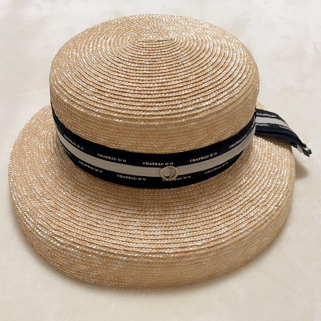 Chapeaud'O カサブランカ　シャポードオー　麦わら帽子　ストローハット