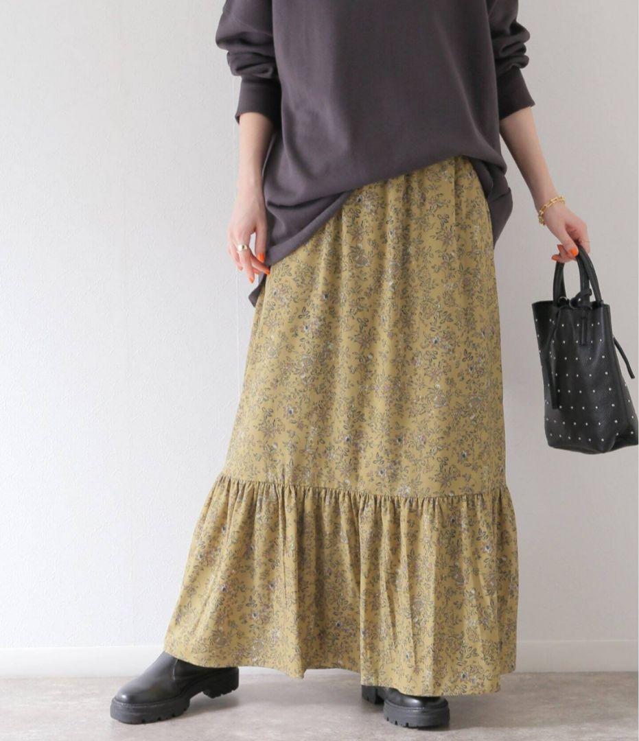 JOURNAL STANDARD relume フラワープリントロングスカート