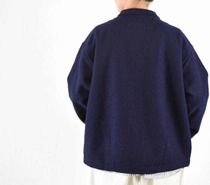 NATURAL LAUNDRY ネイビー ブルゾン