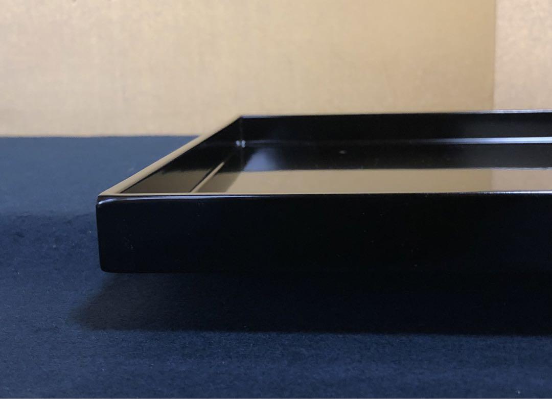 未使用品 黒塗 懐石膳8客 陽斎 紙箱　　250609C3
