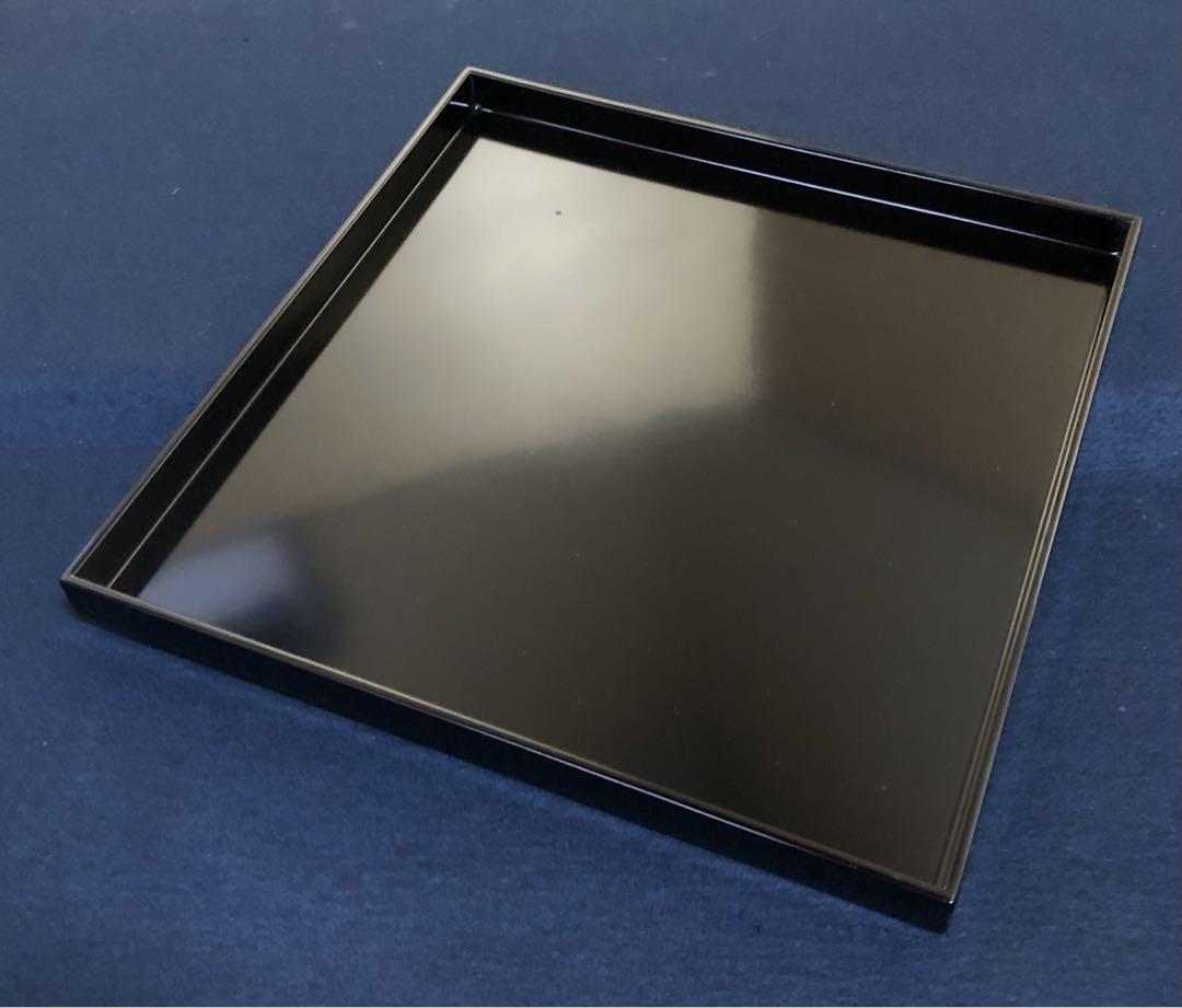 未使用品 黒塗 懐石膳8客 陽斎 紙箱　　250609C3