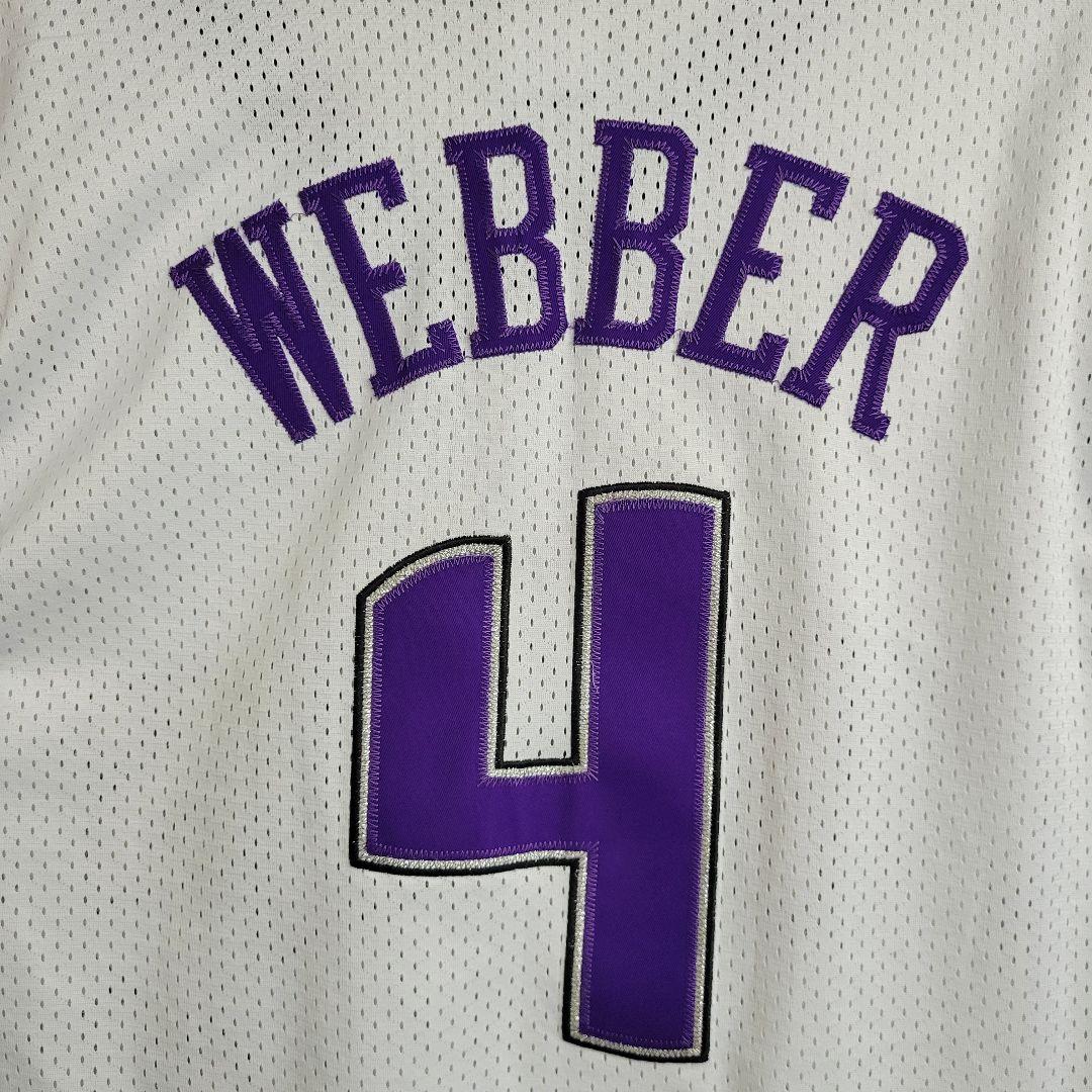 Champion　NBA　ゲームシャツ　ユニフォーム　Ｌ　WEBBER　白　紫