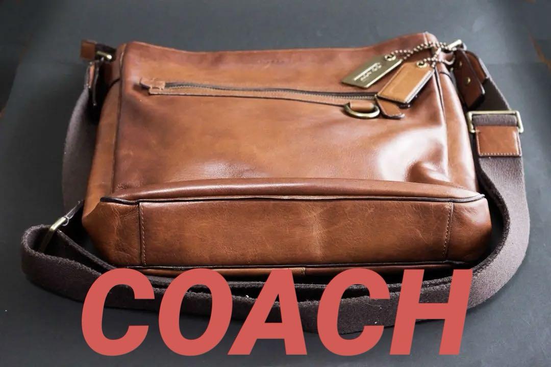 COACH ショルダーバッグ 本革