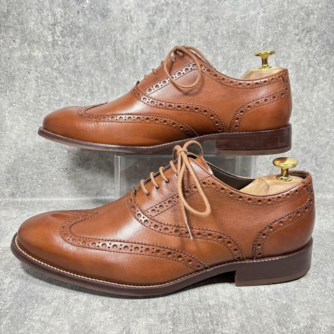 【極美品】COLE HAAN ウィングチップ レザー 革靴 25cm