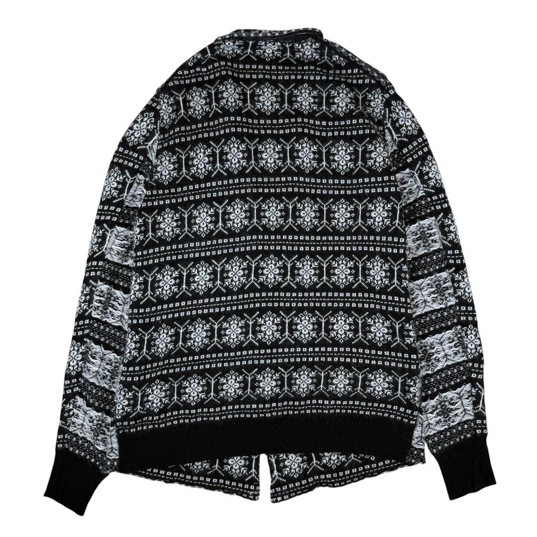 【アウトレット☆送料無料】 sacai サカイ ノルディック柄 カーディガン くるみボタン トップス