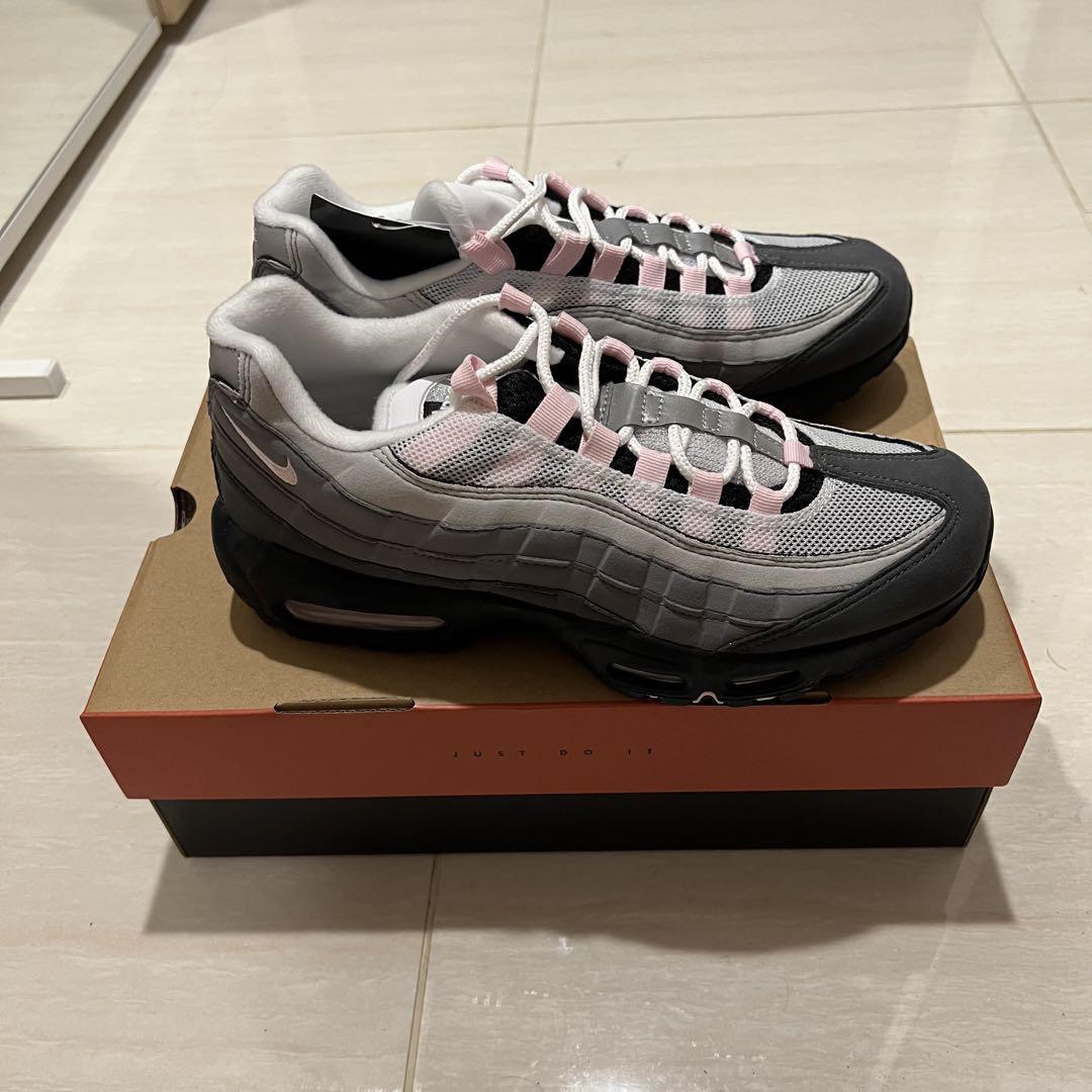 【新品未使用】 Nike Air Max 95 PRMグレー/ピンク
