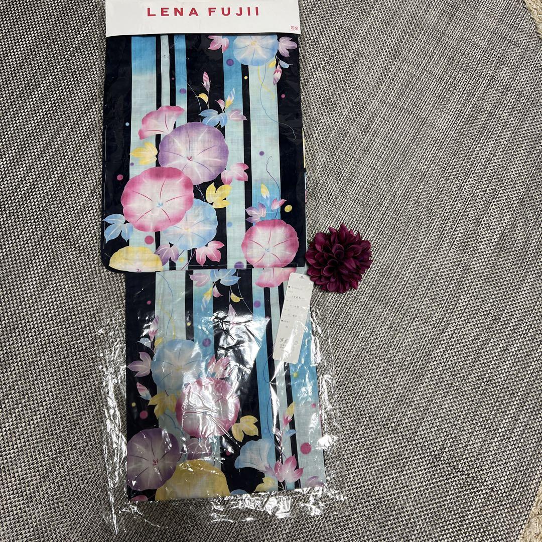 ★レディース浴衣★藤井レナ★朝顔★新品★