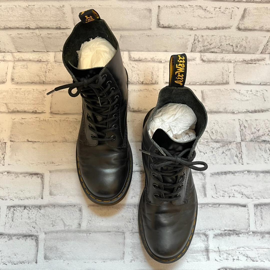 ドクターマーチン ブーツ レザー ブラック 24.5cm