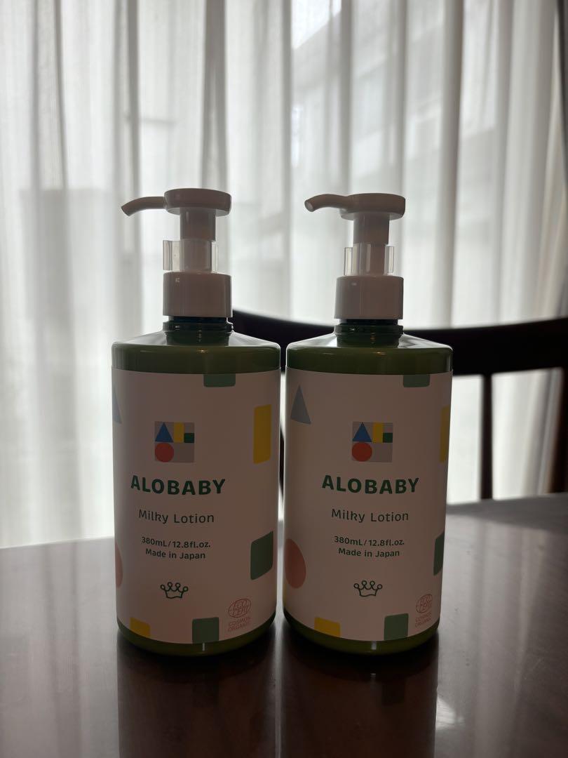 ALOBABY ミルキーローション　380ml×2