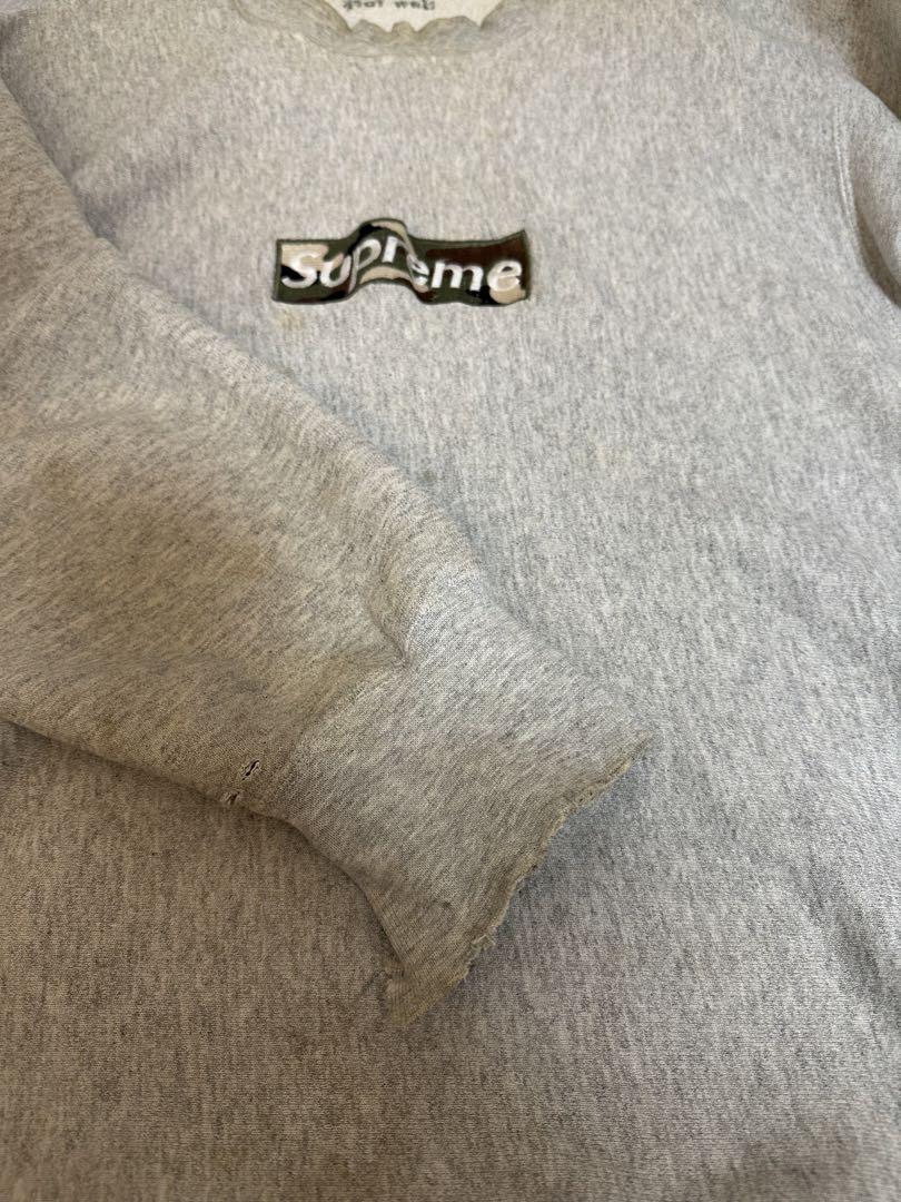 トップス Supreme Camo Box Logo Crewneck