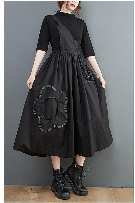 大きいサイズ　レディース　春夏秋　パンツ　サロペット　ガウチョ　新品