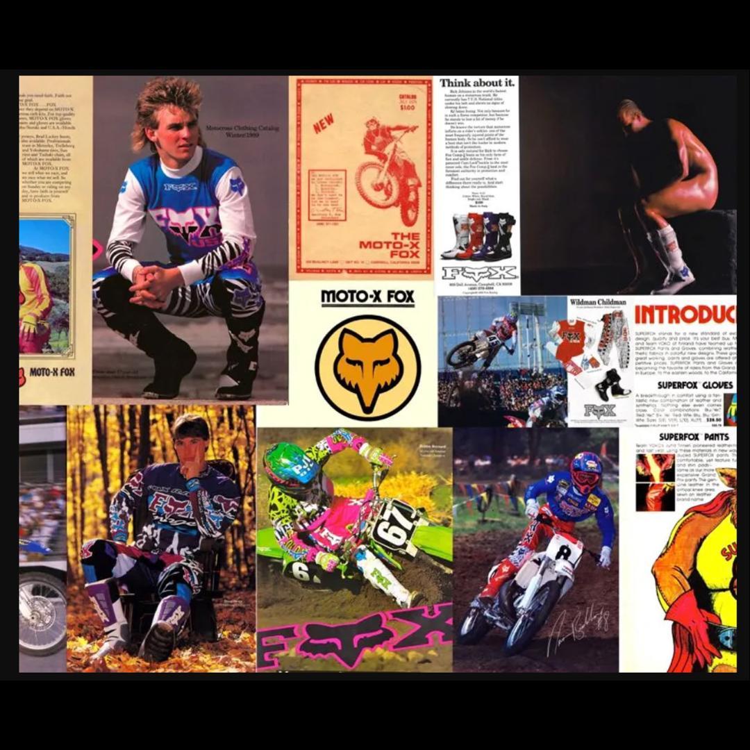 【1989年USA製】FOX RACING モトクロス シャツ 長袖 ビンテージ
