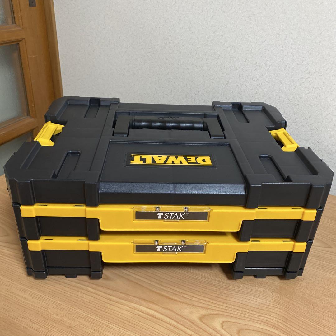 【美品】DEWALT デウォルト　ティースタック　2段チェスト　引き出しタイプ