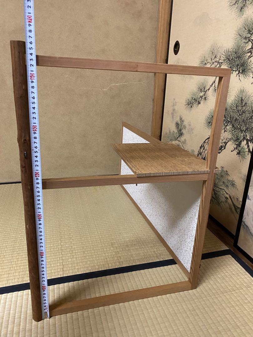 茶道具　台目棚　可英作