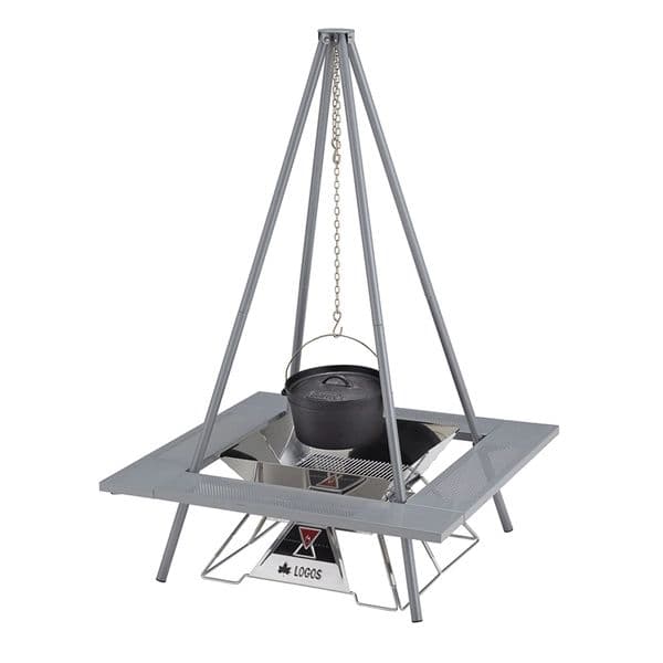 囲炉裏ポットテーブル ロゴス | inmarco.ae