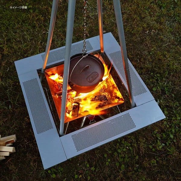 囲炉裏ポットテーブル ロゴス | inmarco.ae