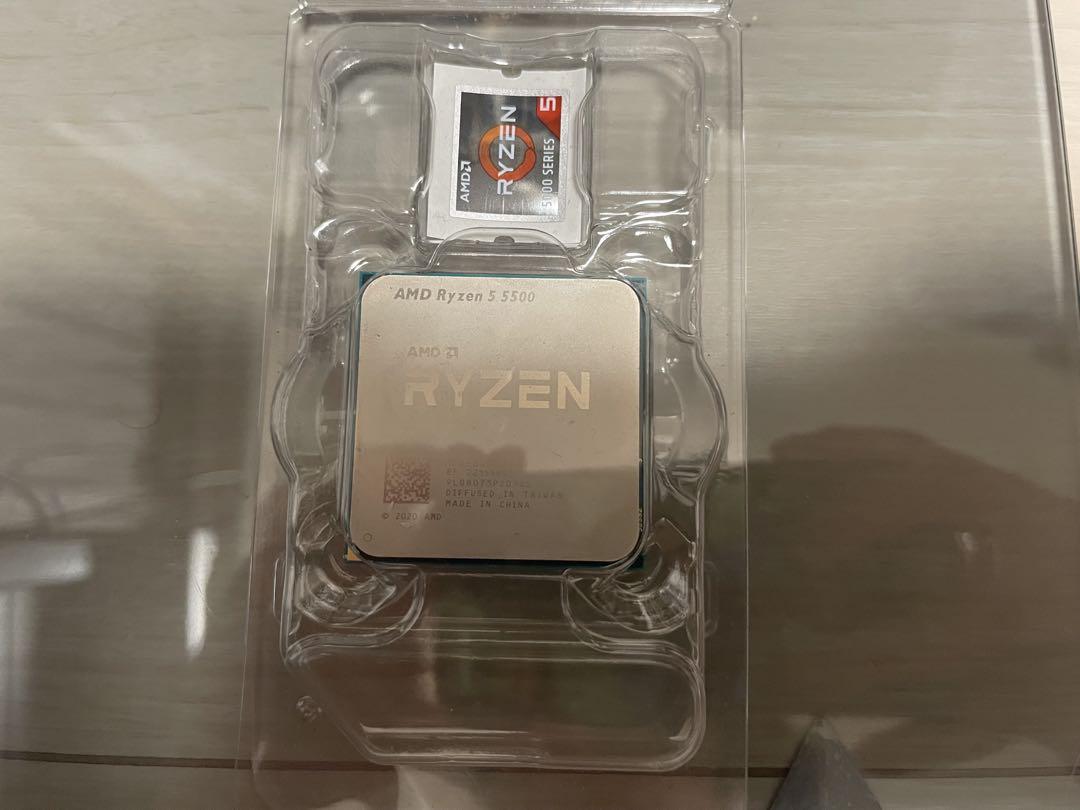 AMD Ryzen 5 5500 CPU 本体 純正クーラー付き