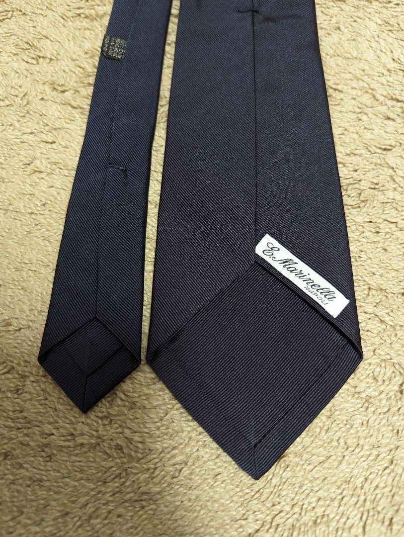 E.Marinella マリネッラ ネクタイ ネイビー セッテピエゲ E.Marinella マリネッラ ネクタイ ネイビー セッテピエゲ