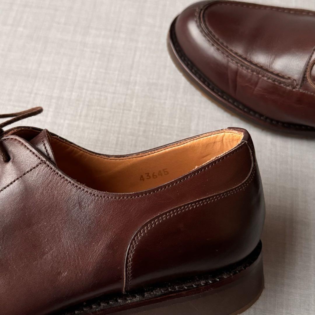 極美品 YANKO Uチップ レザーシューズ レディース 3 1/2