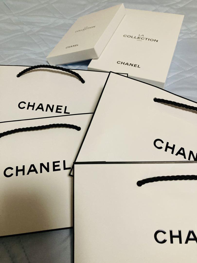 【未使用】CHANEL ラコレクション　ノベルティ　ノート　付箋セット　紙袋4枚