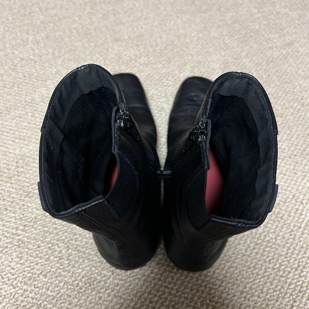 CAMPER カンペール　ライトニナ　ブーツ　ミドル　サイドゴア　ジップ　黒