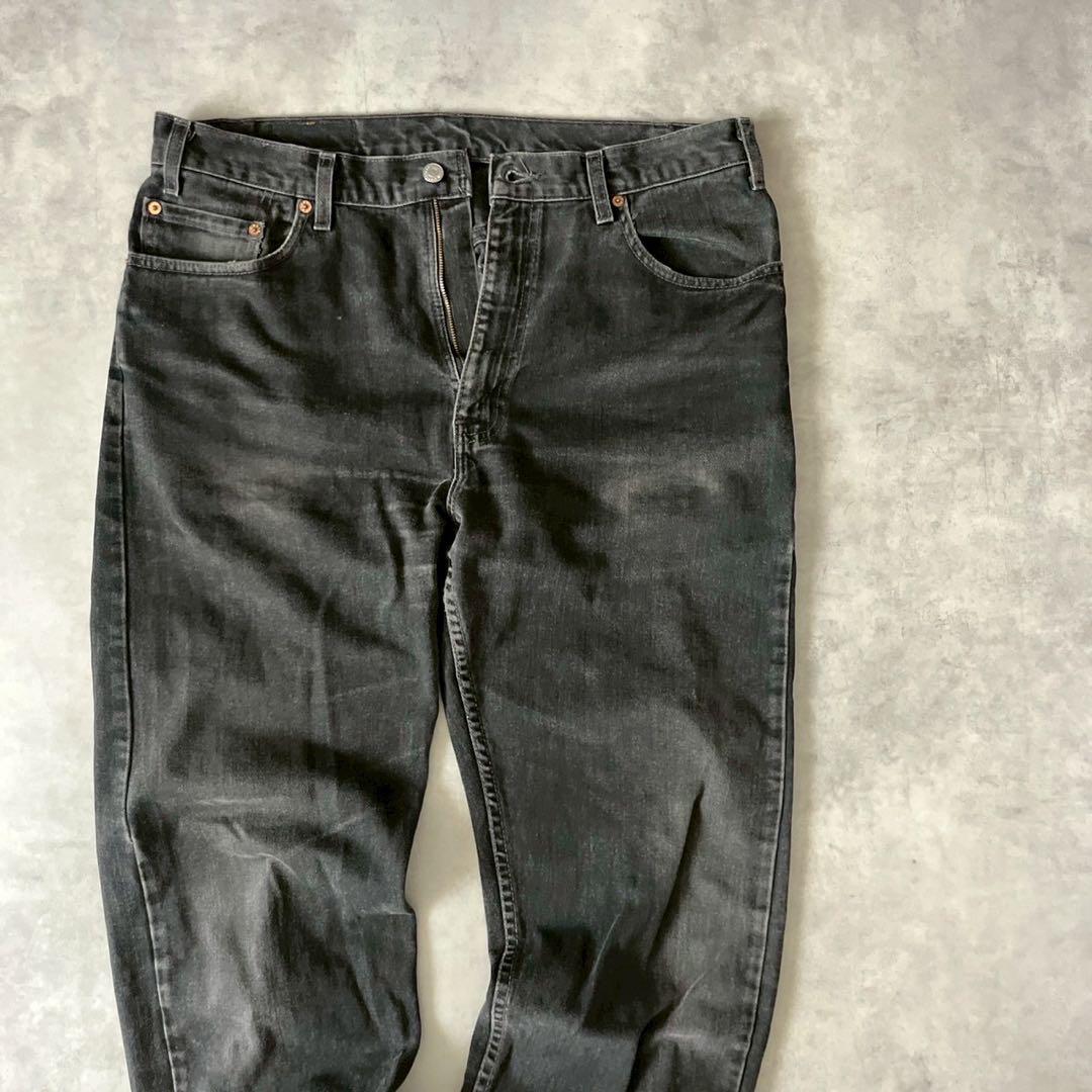 パンツ LEVI'S 505 BLACK DENIM MADE IN USA W38