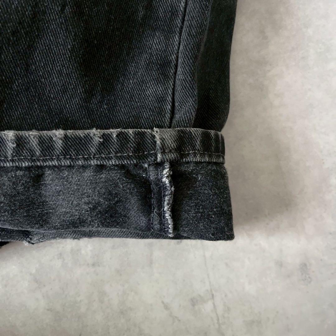 パンツ LEVI'S 505 BLACK DENIM MADE IN USA W38
